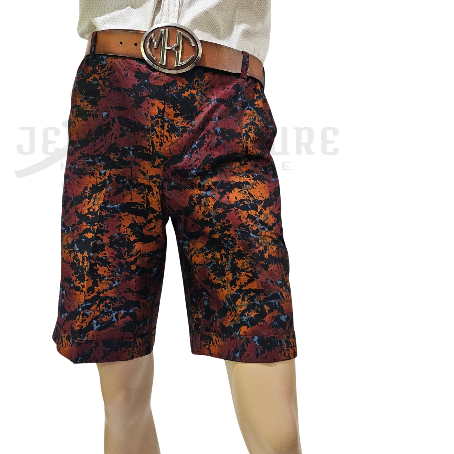 Dara African Print Men Shorts - 01