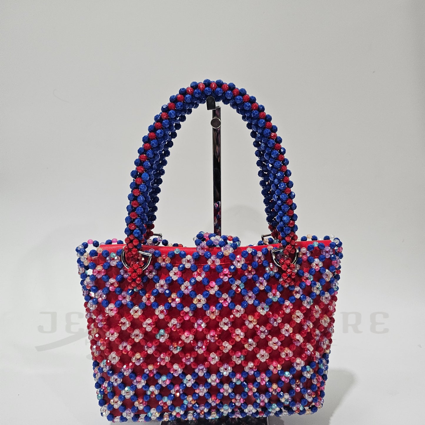 Sapphire Beaded Handbag