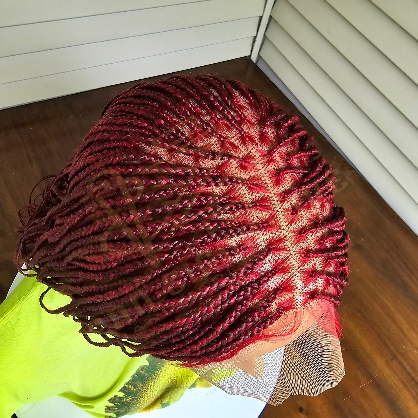 Amaka Braided Full Lace Wig - Synthetic