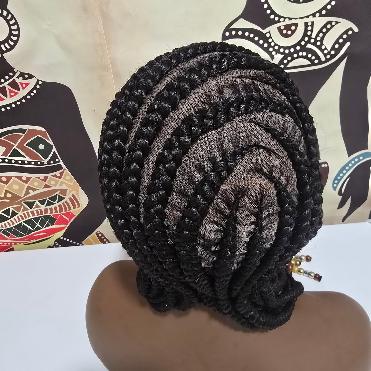 Thandie Braided Full Lace Wig - Synthetic