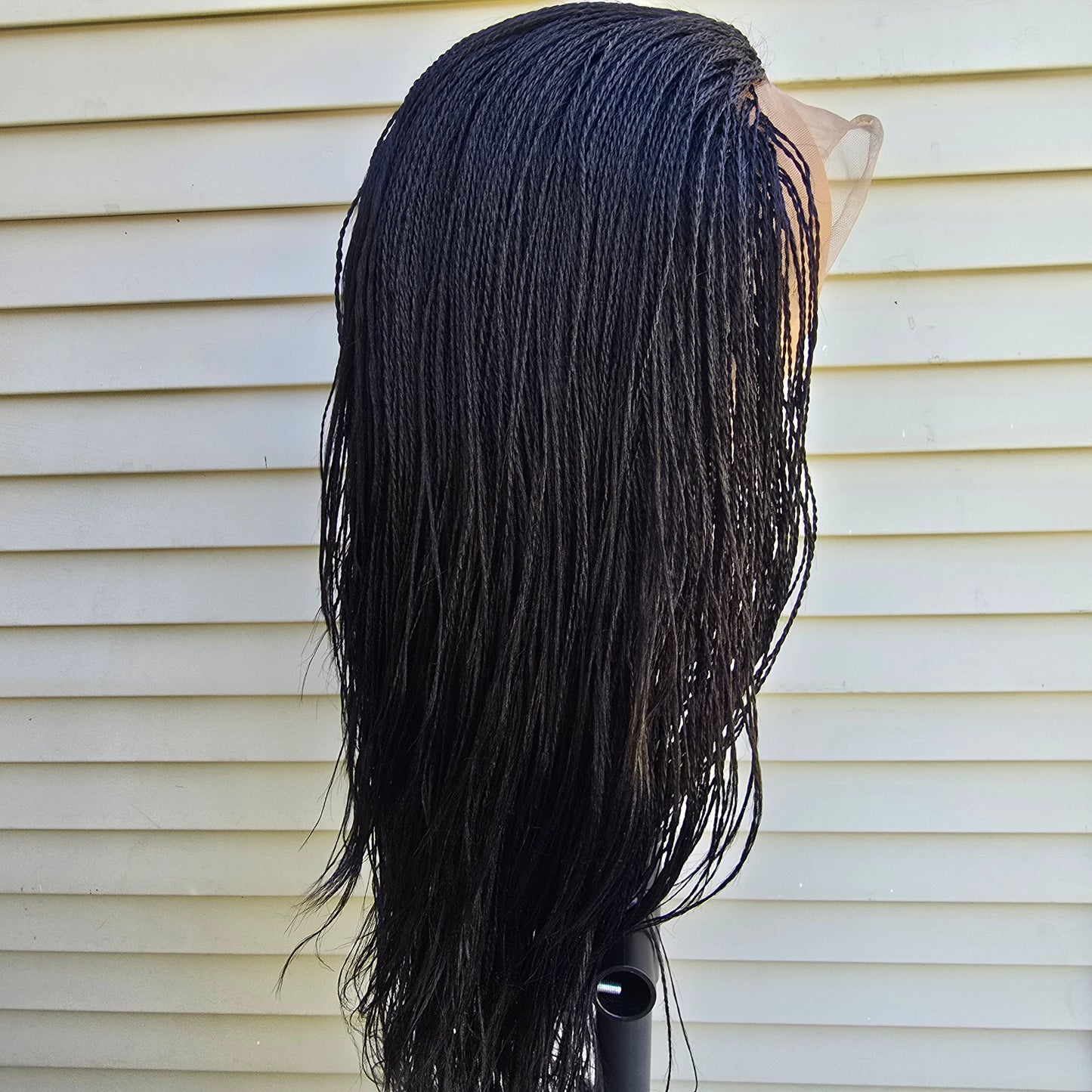 Ayoka Micro Twists Wig - Human Hair Full Lace - Feathered Ends
