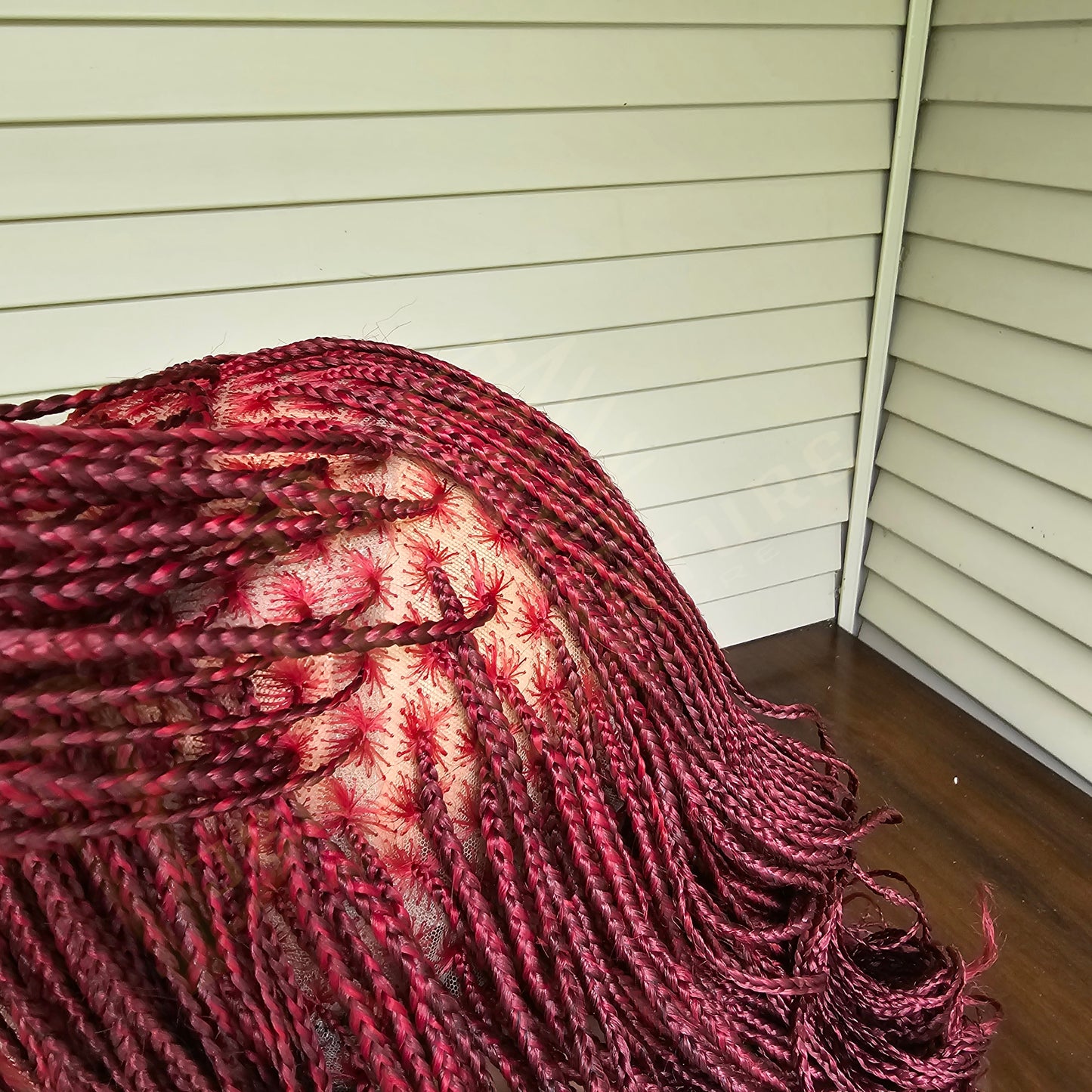 Amaka Braided Full Lace Wig - Synthetic
