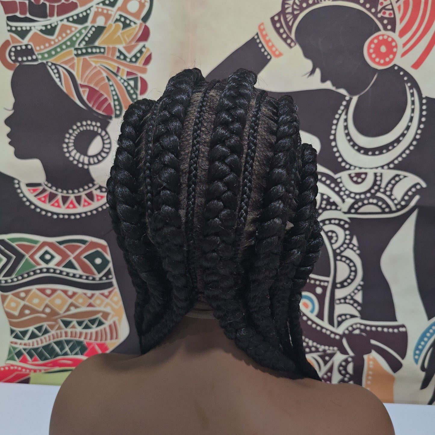 Abeni Braided Full Lace Wig - Synthetic
