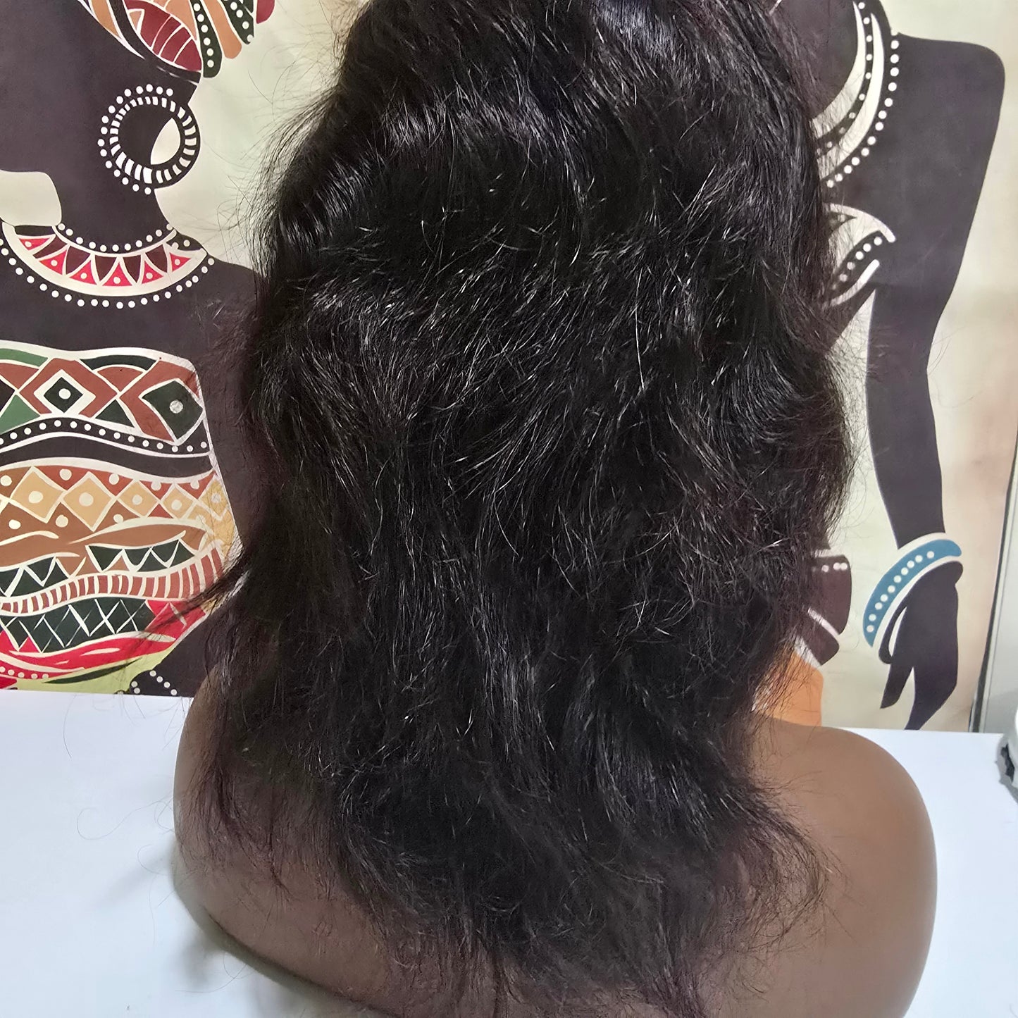 Bean Human Hair Full Lace Wig - Silky Straight - 10" (Type B Lace)