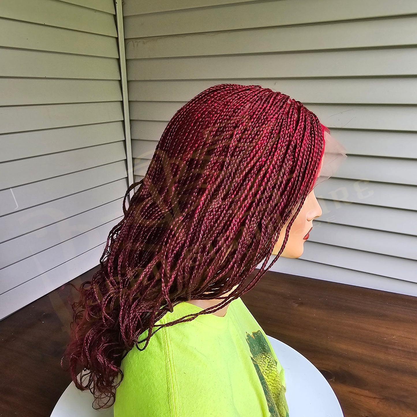 Amaka Braided Full Lace Wig - Synthetic