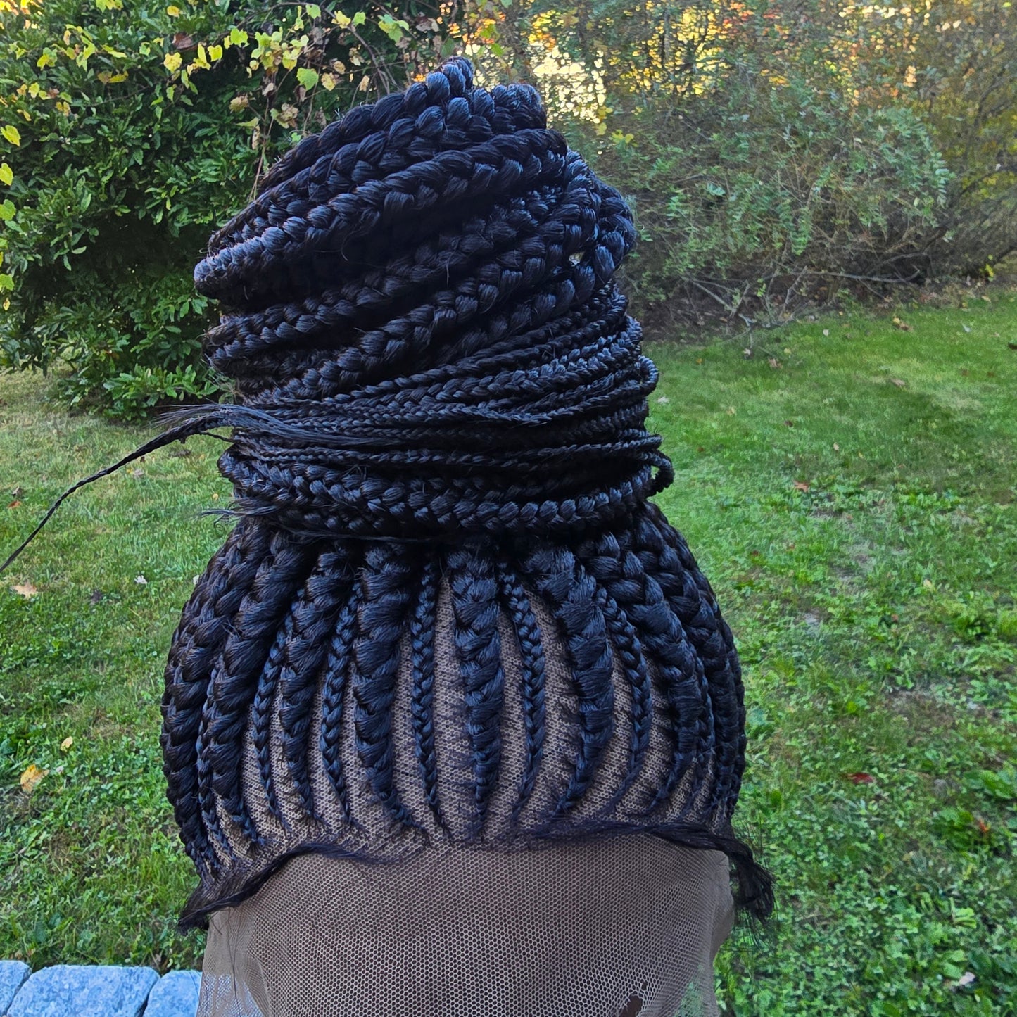 Dera Updo Braided Full Lace Wig - Synthetic