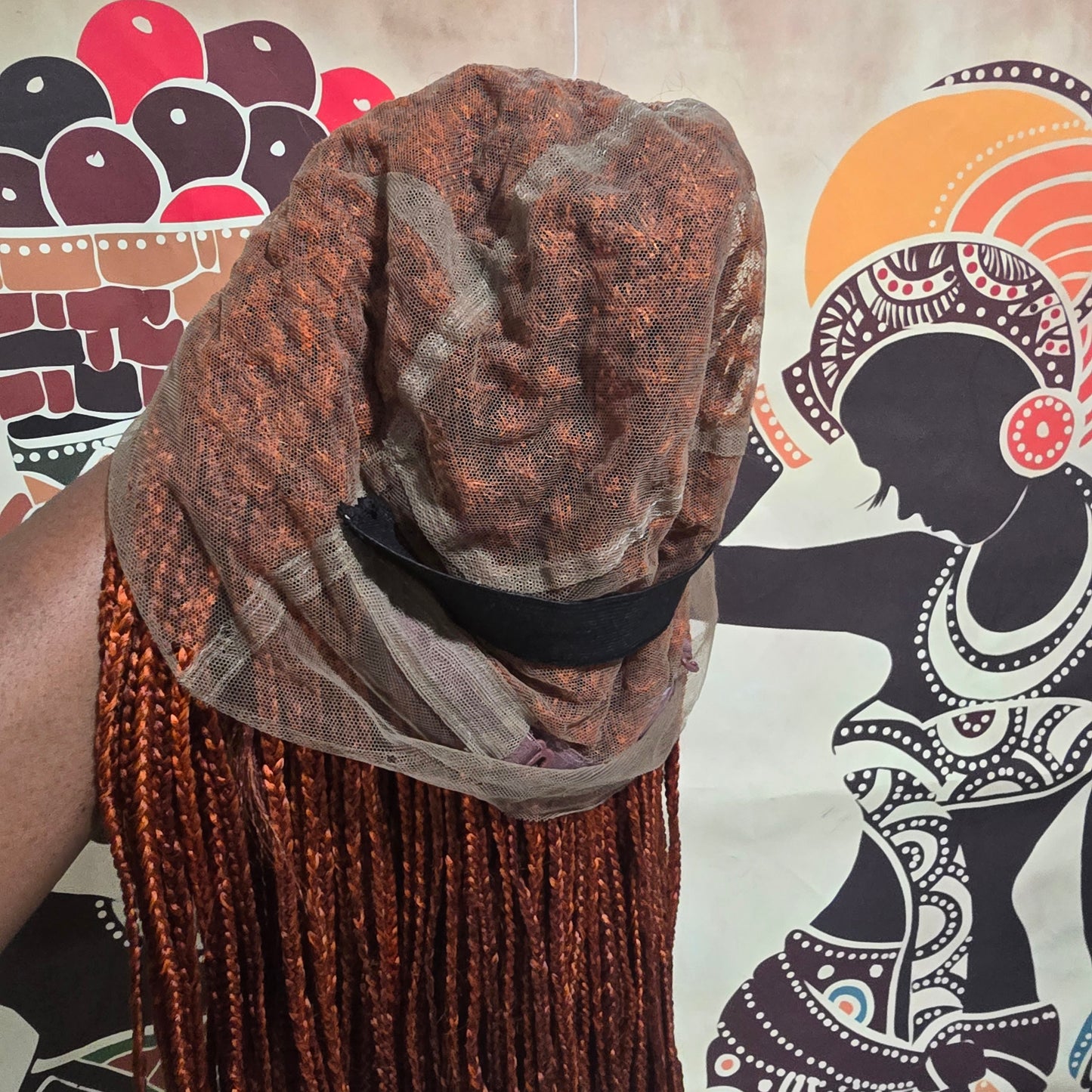 Niari Braided Full Lace Wig - Synthetic - 32"