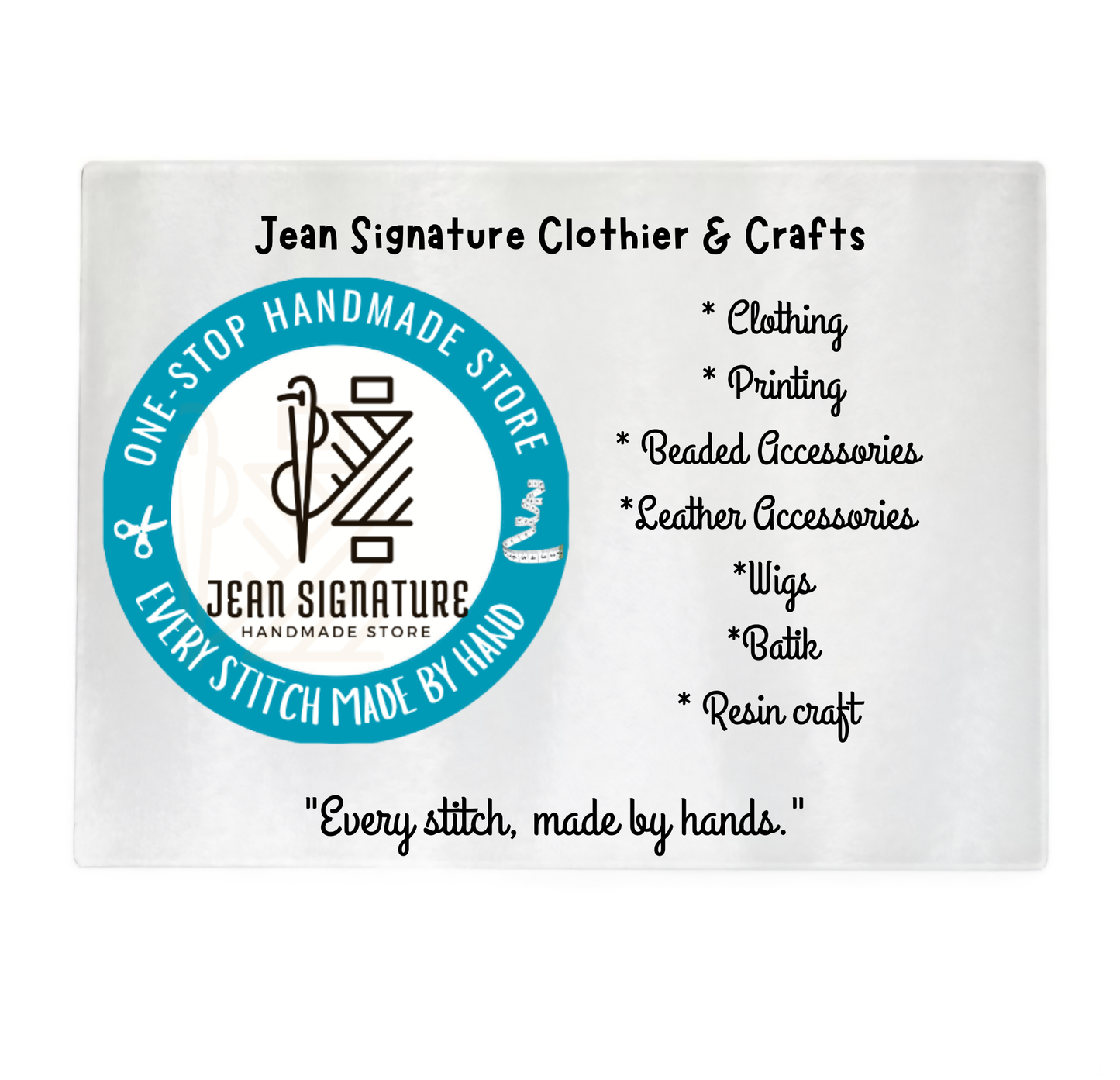 Jean Custom Cutting Board - Rectangle - Send Your Image