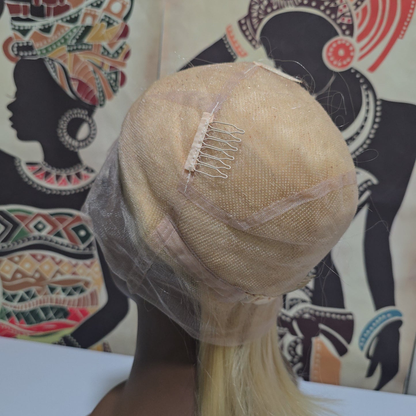 Bean Human Hair Full Lace Wig - Silky Straight - 14"