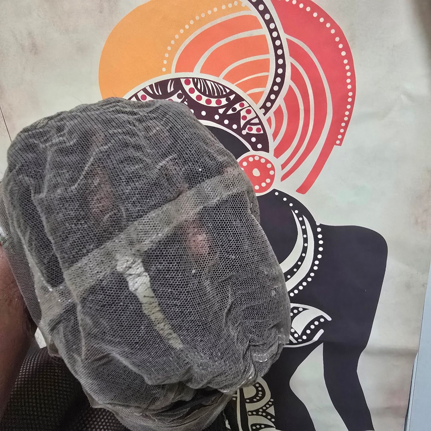 Juji Turban Braided Full Lace Wig - Synthetic