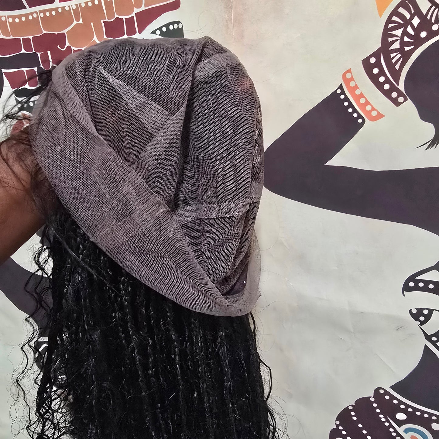 Asali 100% Human Hair Bohemian Knotless Braided Full Lace Wig