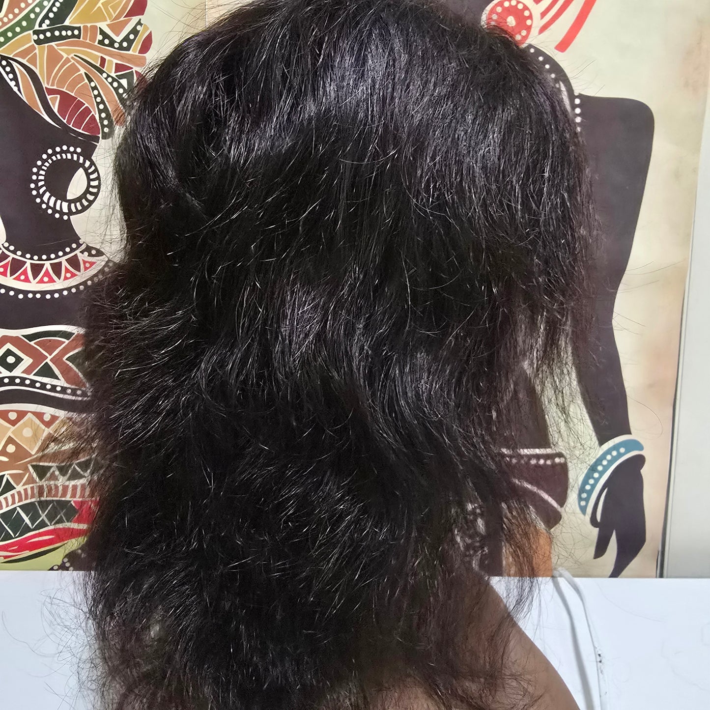 Bean Human Hair Full Lace Wig - Silky Straight - 10" (Type B Lace)