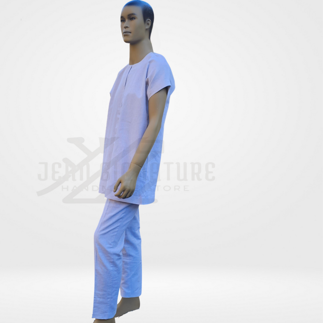 Amare African Men Co-Ord Sets - Ivory