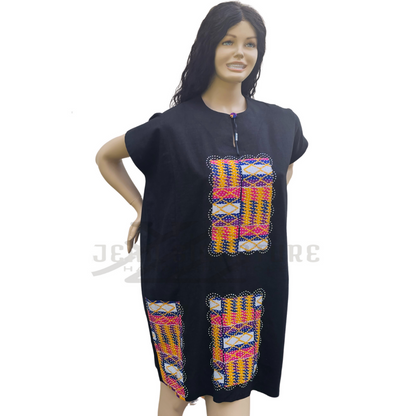 Odun Rhinestones Short Caftan - 01