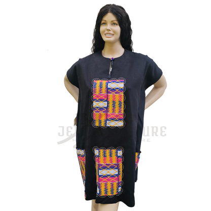 Odun Rhinestones Short Caftan - 01