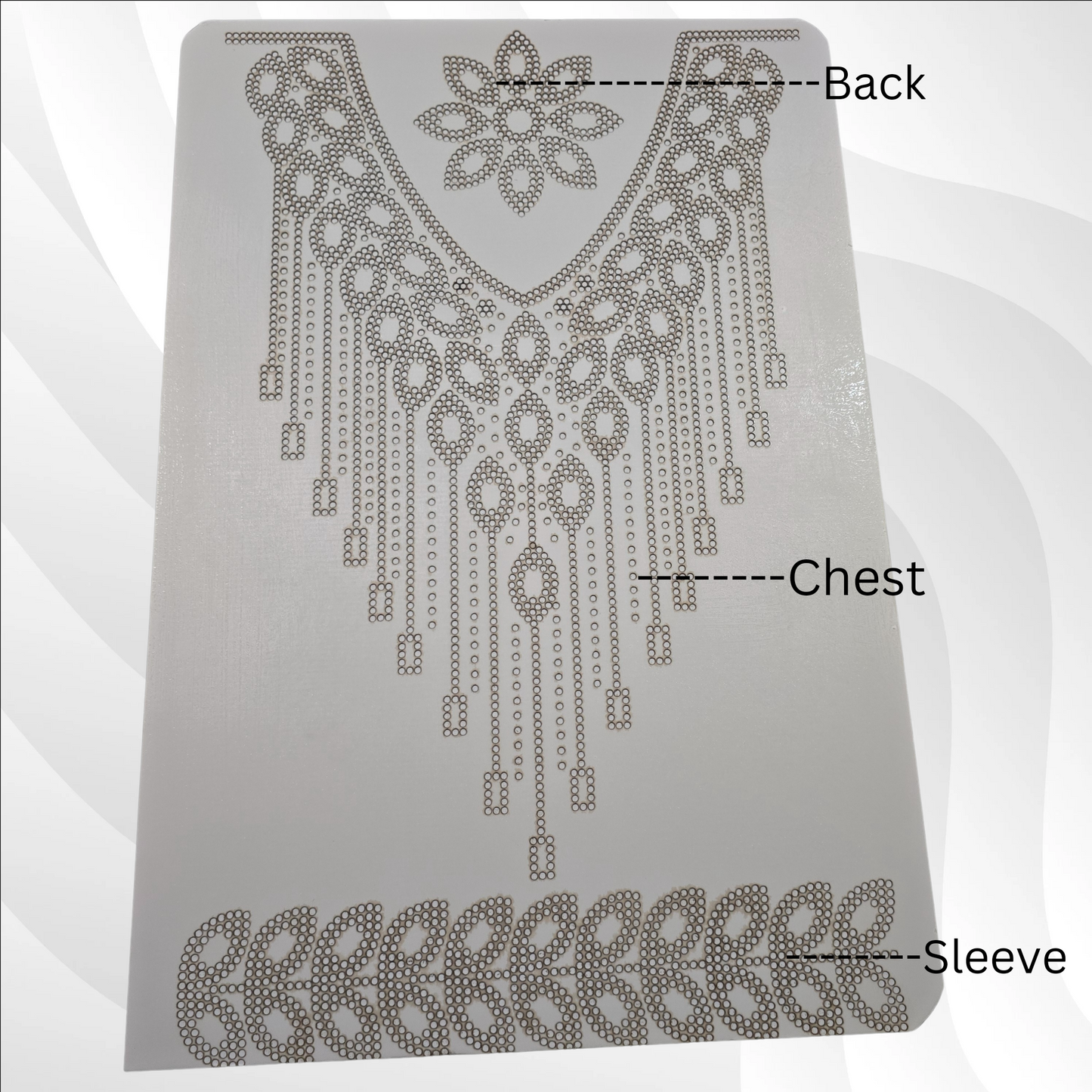 Rhinestones Template (Cardboard) - 01