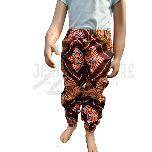 Ara African Print Unisex Joggers (Children) - 02