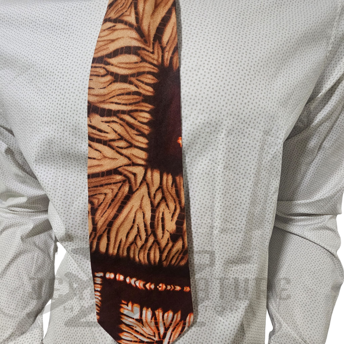 Elewa Men African Print Necktie - 04