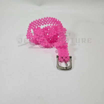 Moyo Beaded Belt - Pink