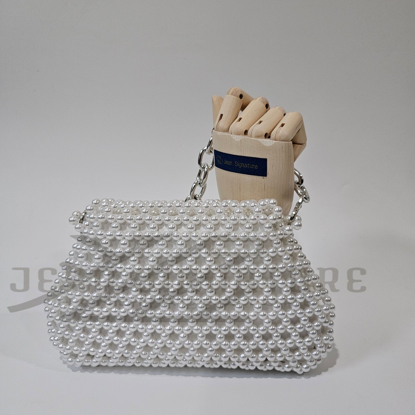 Blanca Beaded Handbag - Ivory