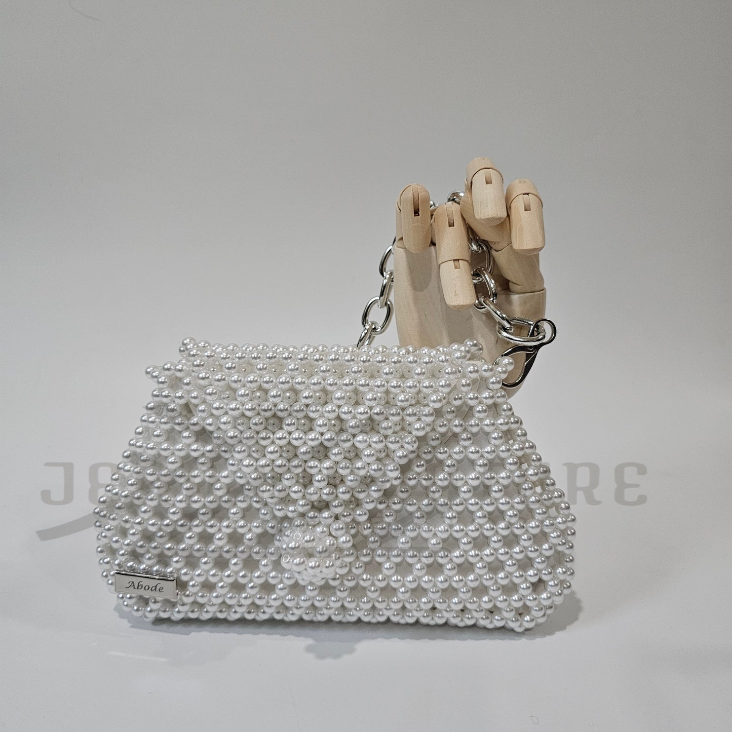 Blanca Beaded Handbag - Ivory