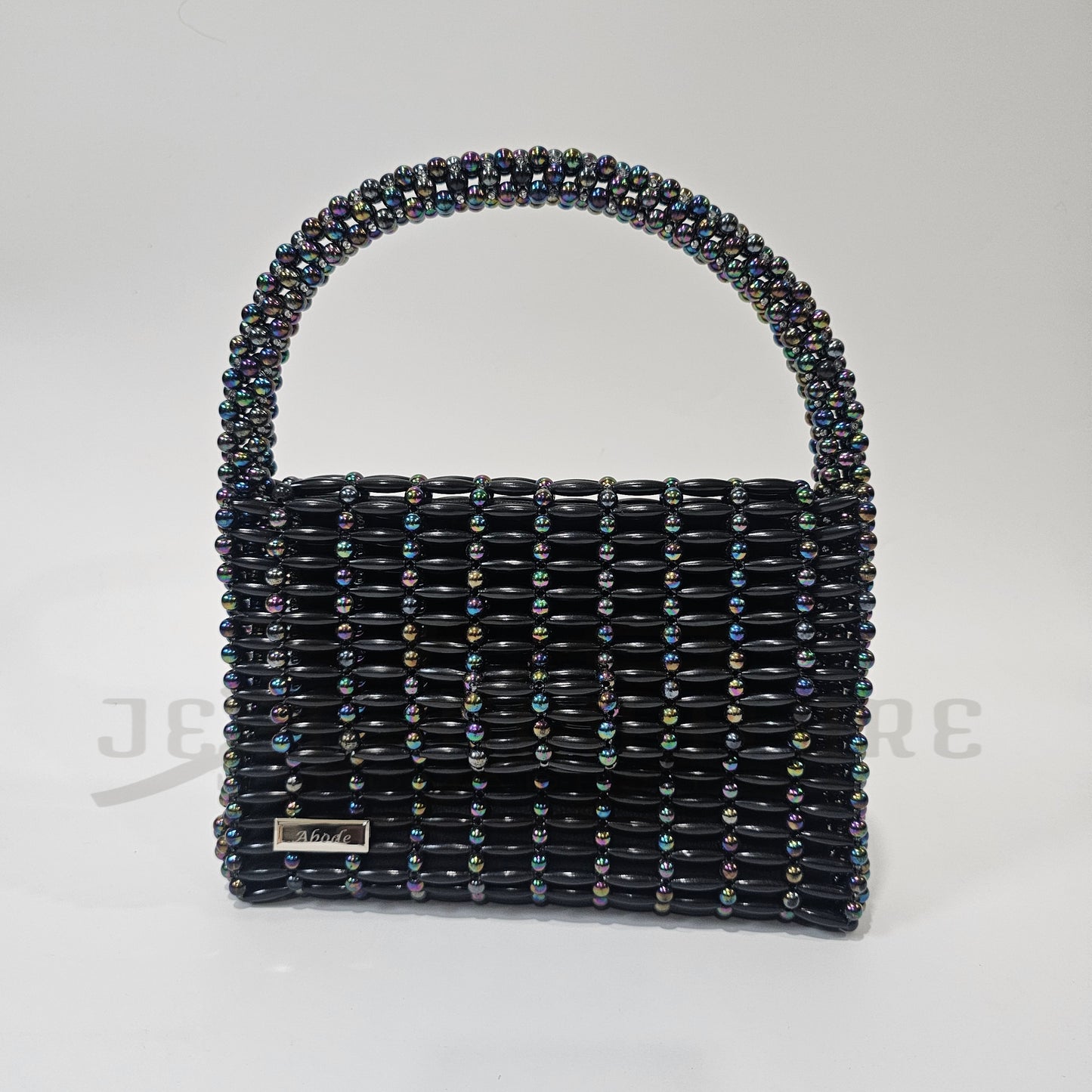 Ebony Beaded Handbag