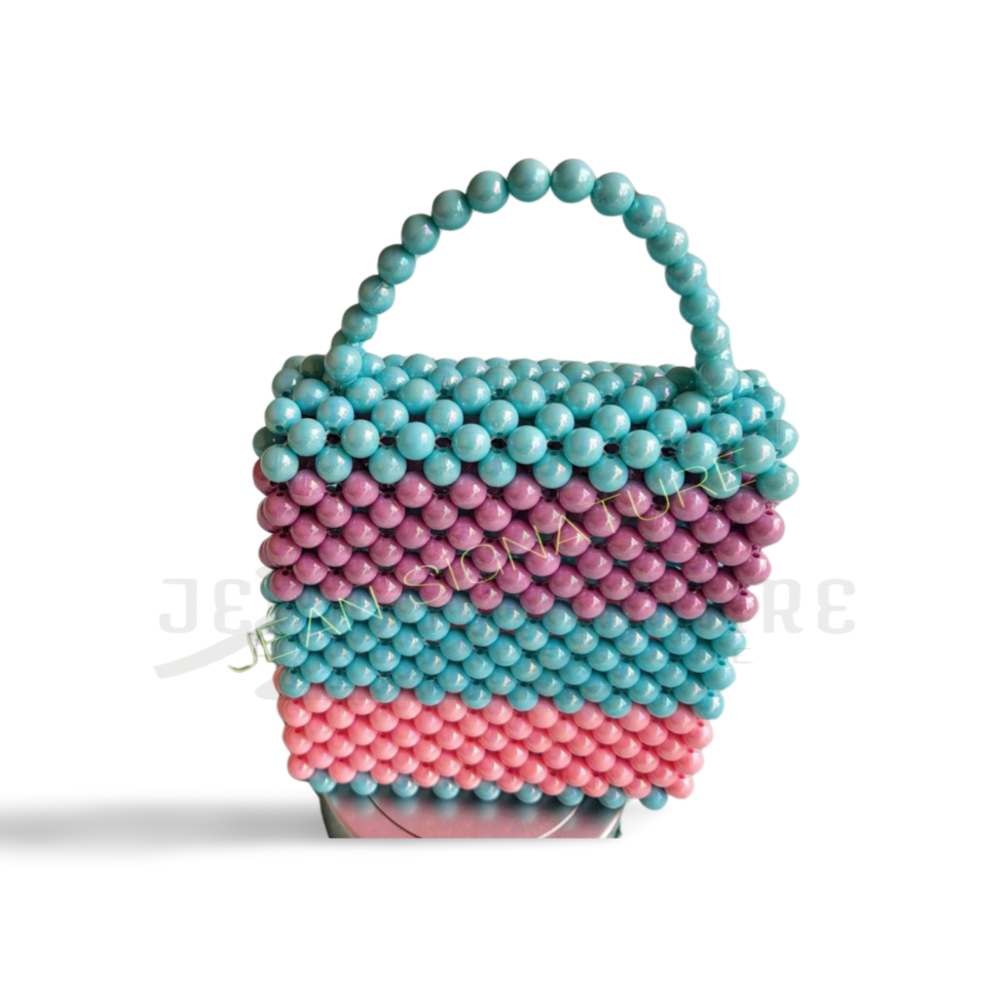 Meka Mini Beaded Handbag - Pastel