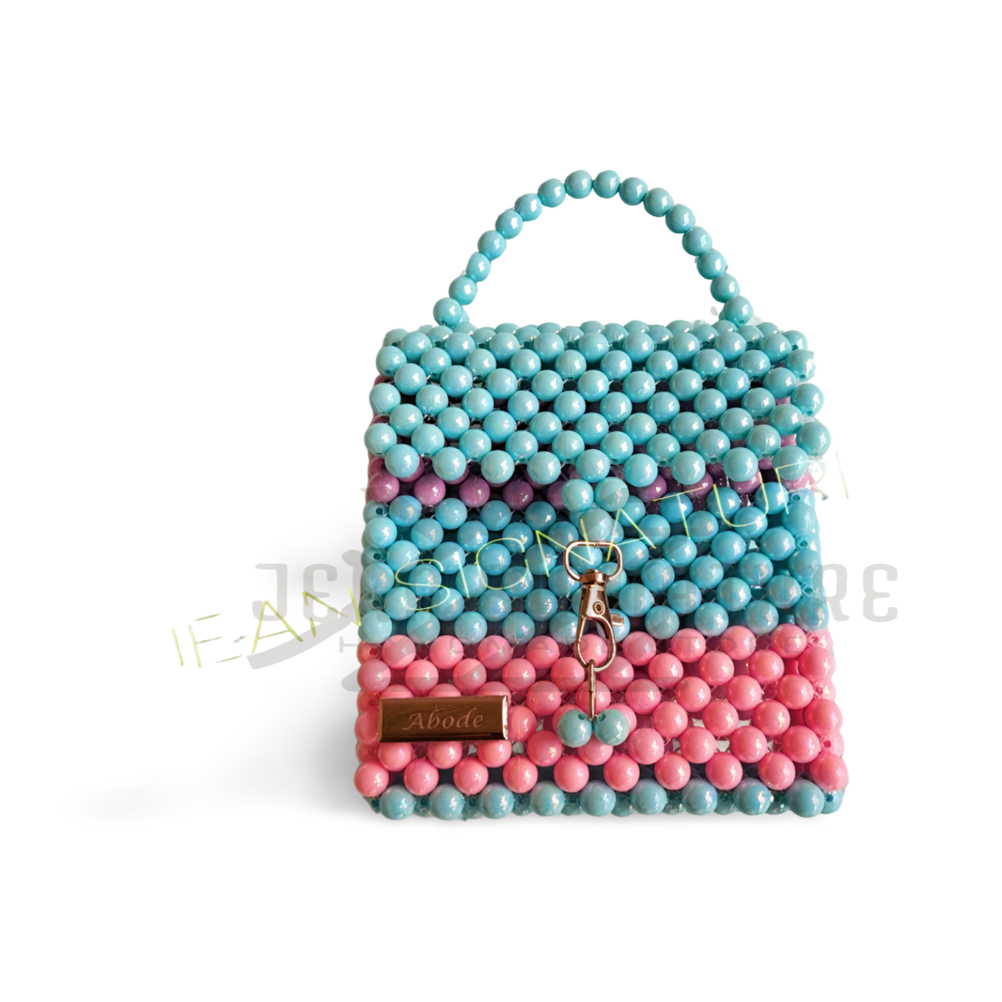 Meka Mini Beaded Handbag - Pastel