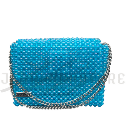 Hermosa Beaded Handbag - Blue