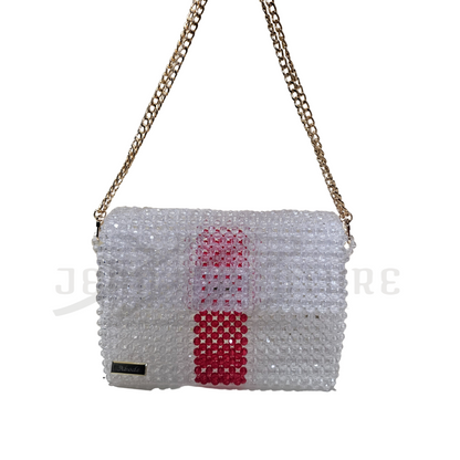 Rosie Beaded Bag - Clear