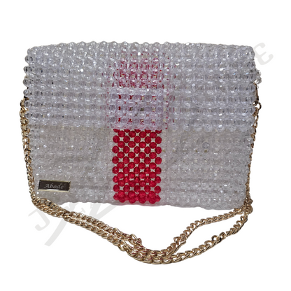 Rosie Beaded Bag - Clear