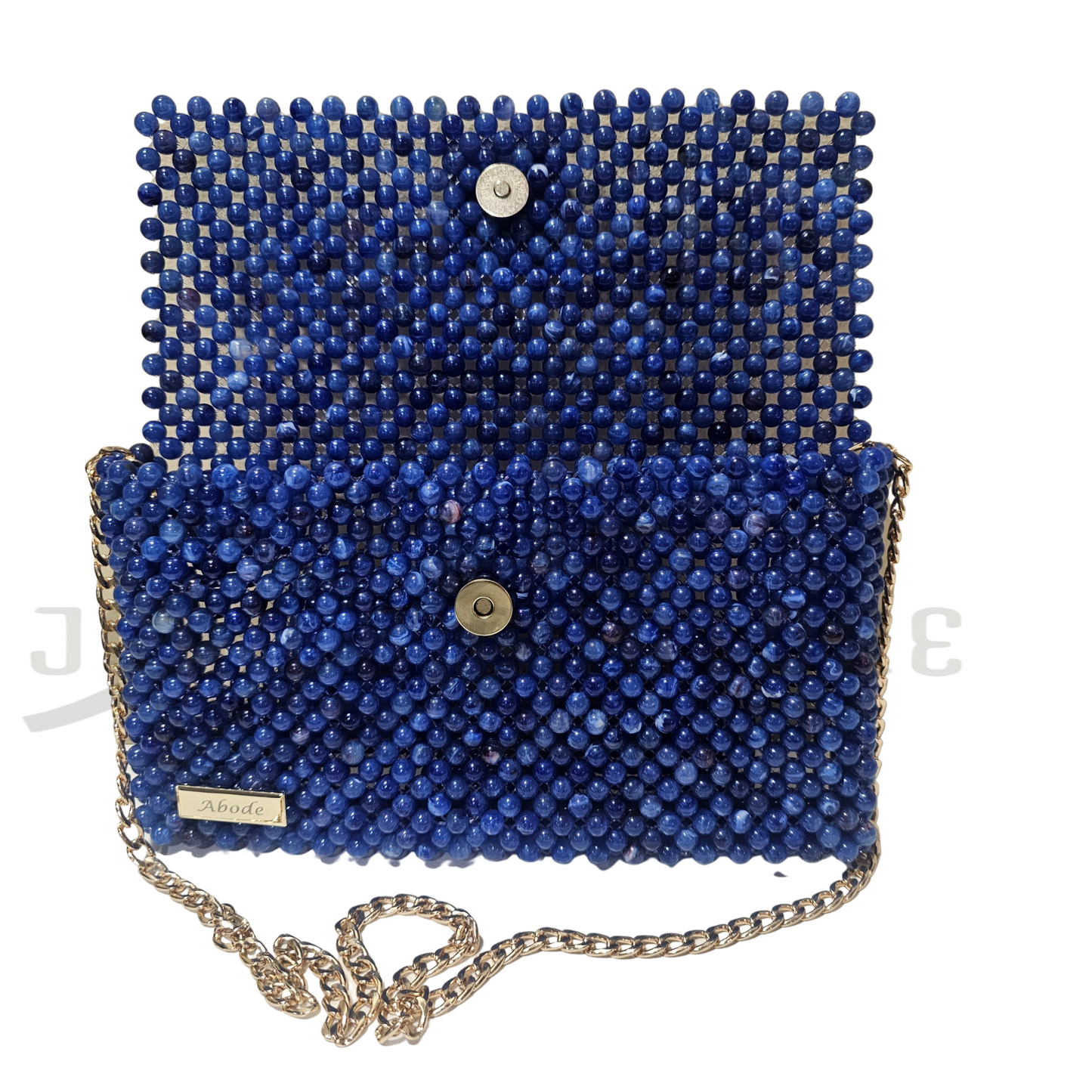 Emily Beaded Handbag (Royal Blue) - 01