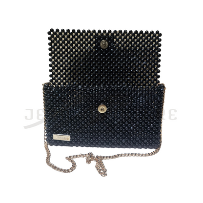 Emily Beaded Handbag (Black) - 02