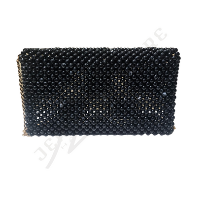 Emily Beaded Handbag (Black) - 02