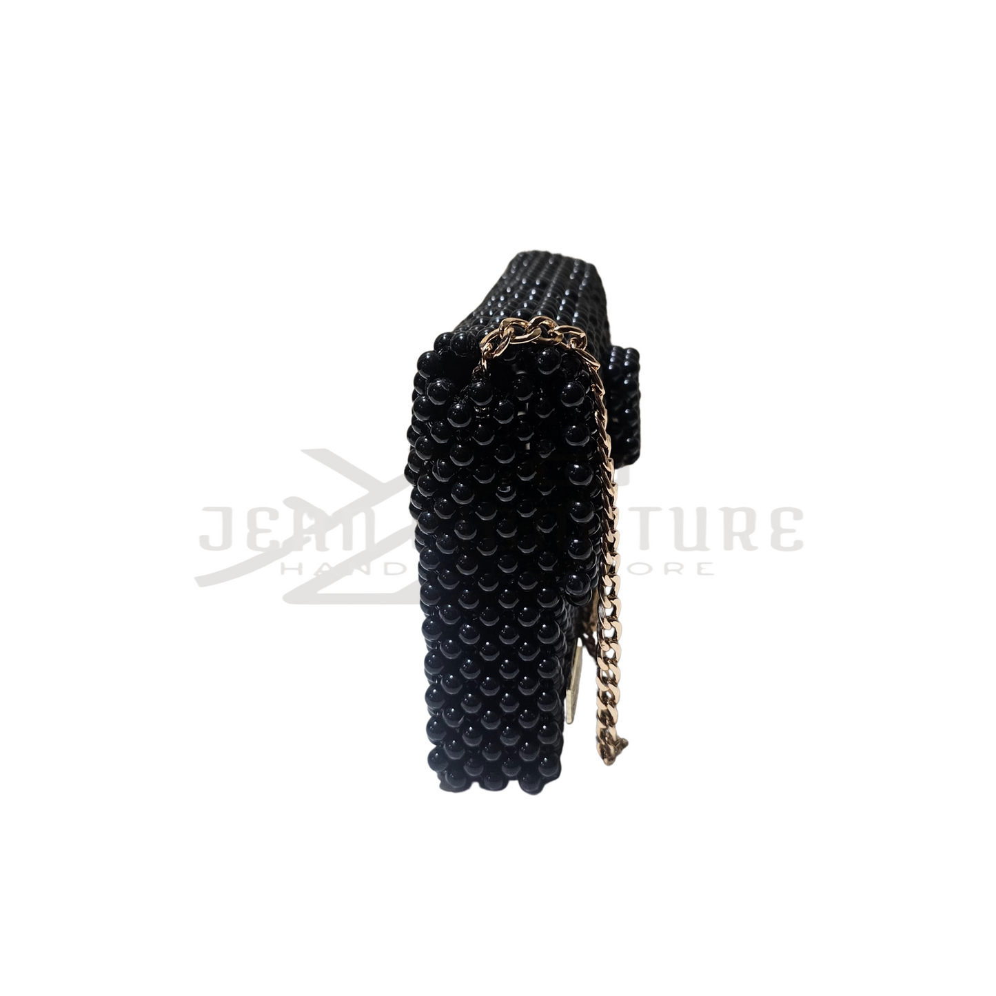 Emily Beaded Handbag (Black) - 02