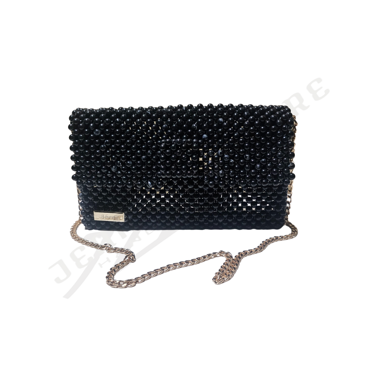 Emily Beaded Handbag (Black) - 02