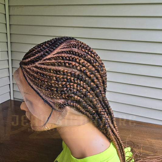 Shade Braided Full Lace Wig - Synthetic