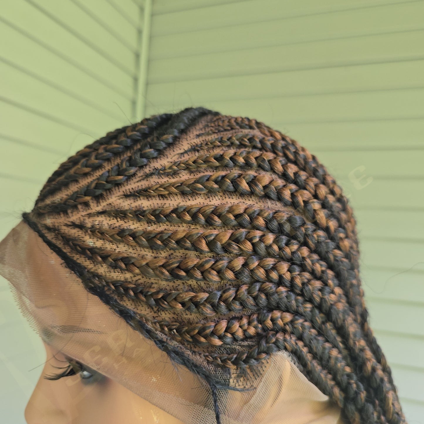 Shade Braided Full Lace Wig - Synthetic