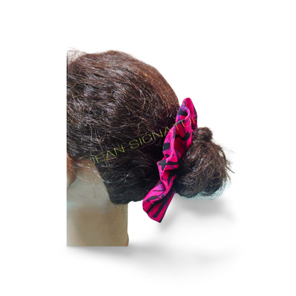 African Print Scrunchie - 01