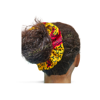 African Print Scrunchie Set (Small) - 01