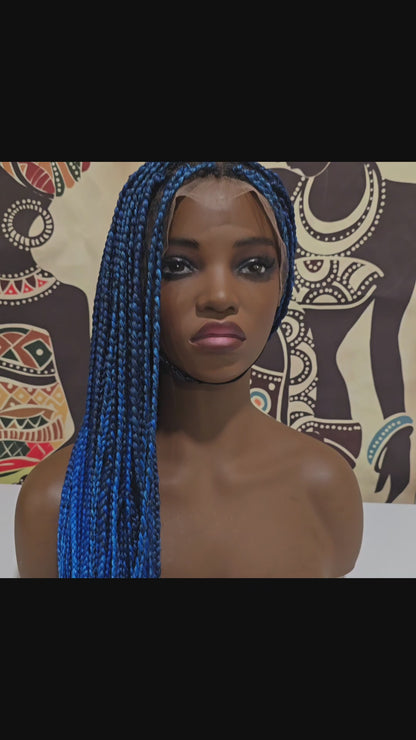 Azul Braided Full Lace Wig - Synthetic - 36"