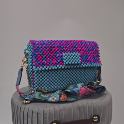 Azul Beaded Handbag