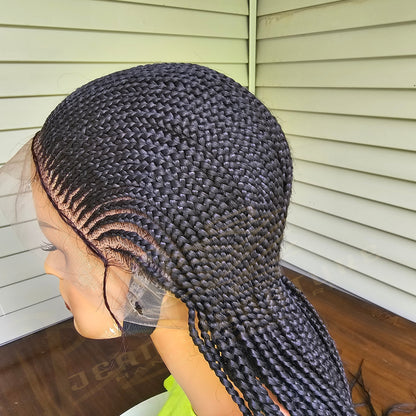 Nia Braided Full Lace Wig - Synthetic