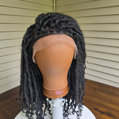 Amoy Goddess Locs Full Lace Crotchet Wig - Synthetic