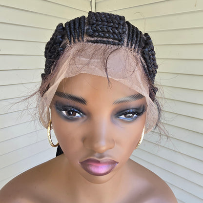 Alake Braided Full Lace Wig - Synthetic