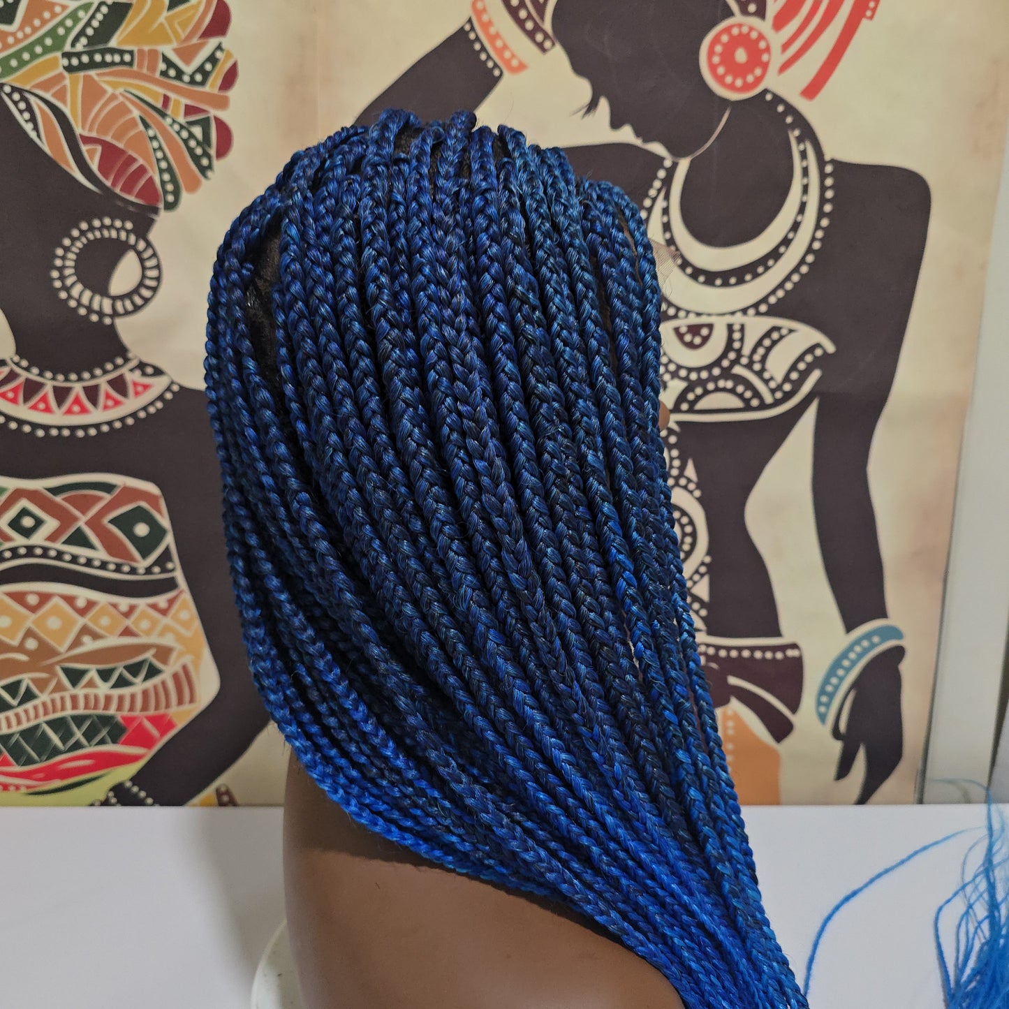 Azul Braided Full Lace Wig - Synthetic - 36"