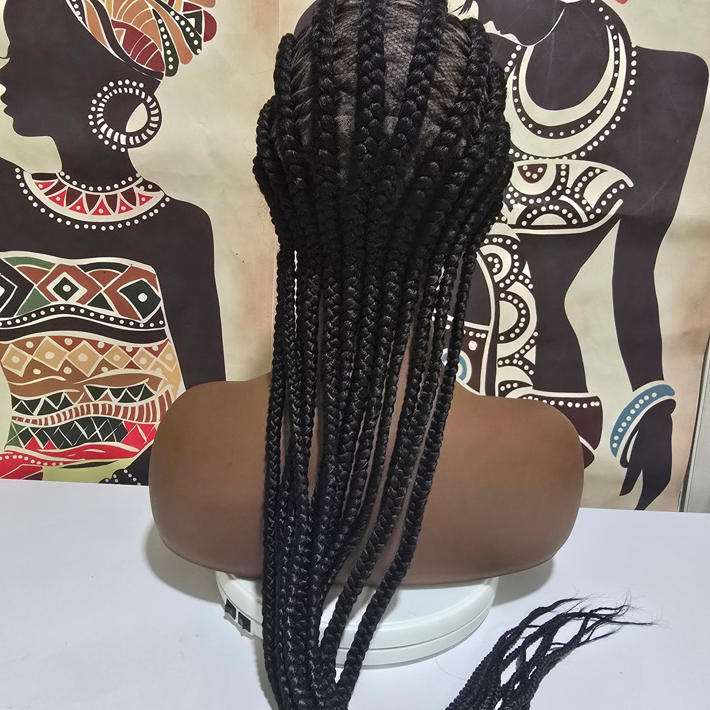 Sika Braided Full Lace Wig - Synthetic