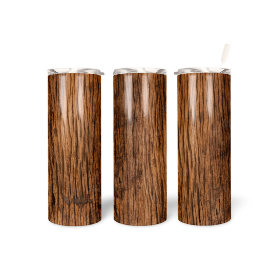 Brown Wood Tumbler - 01