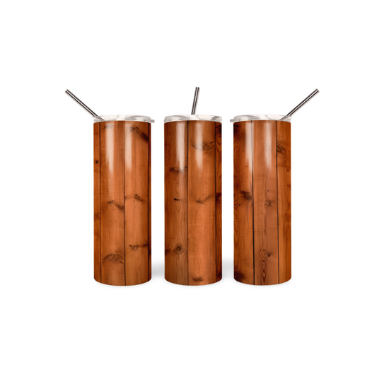 Brown Wood Tumbler - 03