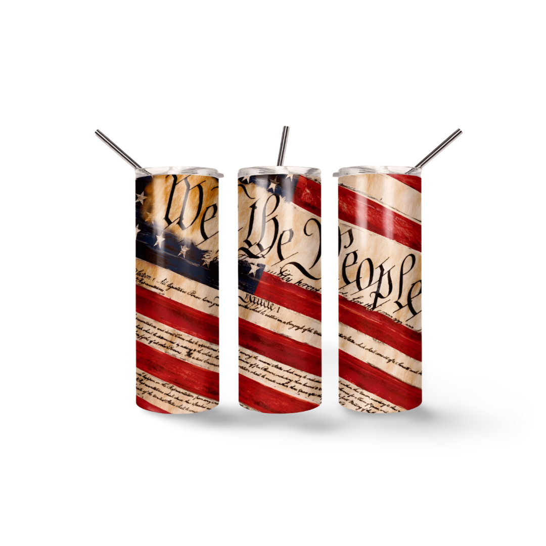 We The People Constitution Tumbler